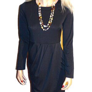 Emploi Black Pleated Dress S